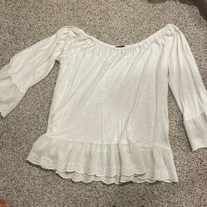 White size large blouse